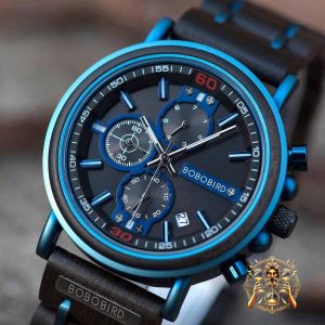 Sumérgete en la elegancia atemporal con el Reloj Bobo Bird - Kay S18-6. Este reloj unisex combina la belleza natural del ébano totalmente natural con la sofisticación del diseño moderno. Con un movimiento de cuarzo premium, garantiza precisión y fiabilidad en cada momento. La correa cónica de ébano de 20 mm y el tamaño de caja de 45 mm ofrecen un ajuste cómodo y elegante para hombres y mujeres por igual. Con un grosor de caja de 8,4 mm y una resistencia al agua de 3 ATM, este reloj es perfecto para el uso diario. Haz una declaración de estilo y sostenibilidad con Bobo Bird. Disponible ahora en Dasec