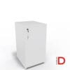 Gabinete oficina DASEC 1 puerta 75 cm con cerradura, melamina de alta resistencia