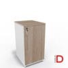 Gabinete oficina DASEC 1 puerta 75 cm con cerradura, melamina de alta resistencia