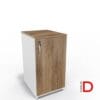 Gabinete oficina DASEC 1 puerta 75 cm con cerradura, melamina de alta resistencia