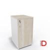 Gabinete oficina DASEC 1 puerta 75 cm con cerradura, melamina de alta resistencia