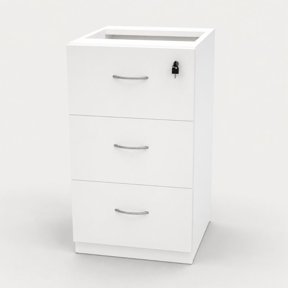 Cajonera Pedestal 3 Cajones 45x50 h72,5 cm