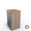 Gabinete oficina DASEC 1 puerta 75 cm con cerradura, melamina de alta resistencia