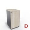 Gabinete oficina DASEC 1 puerta 75 cm con cerradura, melamina de alta resistencia