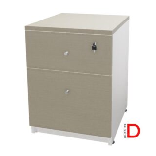 Cajonera 1 Cajón + 1 Kardex  45x50 h60 cm