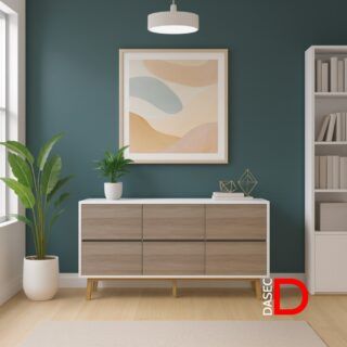 Gabinete Mantua de 6 cajones de MUEBLES DASEC, perfecto para optimizar el almacenamiento y organizar el espacio de trabajo