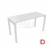 Escritorio bench con perfil metálico y cubierta de melamina de 21mm