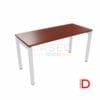 Escritorio bench con perfil metálico y cubierta de melamina de 21mm