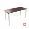 Escritorio bench con perfil metálico y cubierta de melamina de 21mm