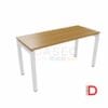 Escritorio bench con perfil metálico y cubierta de melamina de 21mm