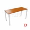Escritorio bench con perfil metálico y cubierta de melamina de 21mm