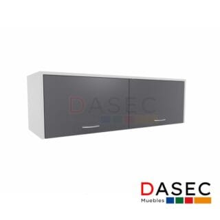 Gabinete Colgante 2 Puertas Levadizas 120x40x40 cm, con estructura de melamina de 18 mm, tirador metálico y cantos protegidos con PVC.