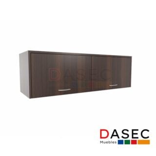 Gabinete Colgante 2 Puertas Levadizas 120x40x40 cm, con estructura de melamina de 18 mm, tirador metálico y cantos protegidos con PVC.
