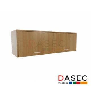 Gabinete Colgante 2 Puertas Levadizas 120x40x40 cm, con estructura de melamina de 18 mm, tirador metálico y cantos protegidos con PVC.