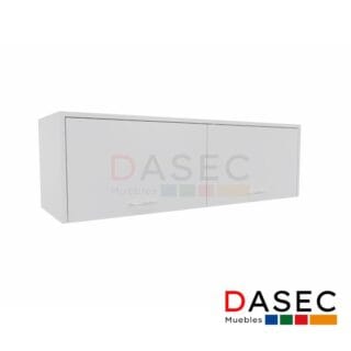 Gabinete Colgante 2 Puertas Levadizas 120x40x40 cm, con estructura de melamina de 18 mm, tirador metálico y cantos protegidos con PVC.
