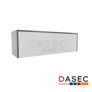 Gabinete Colgante 2 Puertas Levadizas 120x40x40 cm, con estructura de melamina de 18 mm, tirador metálico y cantos protegidos con PVC.