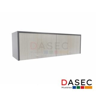 Gabinete Colgante 2 Puertas Levadizas 120x40x40 cm, con estructura de melamina de 18 mm, tirador metálico y cantos protegidos con PVC.