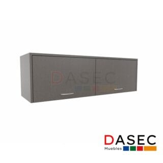 Gabinete Colgante 2 Puertas Levadizas 120x40x40 cm, con estructura de melamina de 18 mm, tirador metálico y cantos protegidos con PVC.