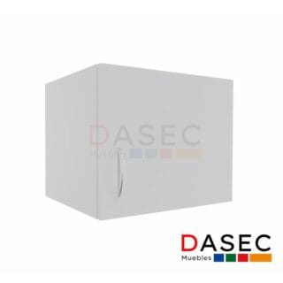 Gabinete Colgante 1 Puerta Alto 40 cm en melamina de 18 mm con tirador metálico y cantos con PVC, disponible en varios colores.