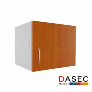 Gabinete Colgante 1 Puerta Alto 40 cm en melamina de 18 mm con tirador metálico y cantos con PVC, disponible en varios colores.