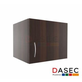 Gabinete Colgante 1 Puerta Alto 40 cm en melamina de 18 mm con tirador metálico y cantos con PVC, disponible en varios colores.
