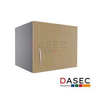 Gabinete Colgante 1 Puerta Alto 40 cm en melamina de 18 mm con tirador metálico y cantos con PVC, disponible en varios colores.