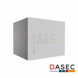 Gabinete Colgante 1 Puerta Alto 40 cm en melamina de 18 mm con tirador metálico y cantos con PVC, disponible en varios colores.