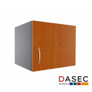 Gabinete Colgante 1 Puerta Alto 40 cm en melamina de 18 mm con tirador metálico y cantos con PVC, disponible en varios colores.