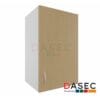 Gabinete Colgante 1 Puerta en melamina de 18mm, con tirador metálico y cantos con PVC. Disponible en colores clásicos y nuevas tendencias.