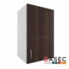 Gabinete Colgante 1 Puerta en melamina de 18mm, con tirador metálico y cantos con PVC. Disponible en colores clásicos y nuevas tendencias.