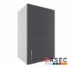Gabinete Colgante 1 Puerta en melamina de 18mm, con tirador metálico y cantos con PVC. Disponible en colores clásicos y nuevas tendencias.