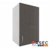 Gabinete Colgante 1 Puerta en melamina de 18mm, con tirador metálico y cantos con PVC. Disponible en colores clásicos y nuevas tendencias.