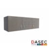 Gabinete Colgante 3 Puertas h40 cm, con estructura de melamina de 18 mm, tirador metálico y cantos protegidos con PVC. Disponible en colores clásicos y tendencias.