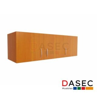 Gabinete Colgante 3 Puertas h40 cm, con estructura de melamina de 18 mm, tirador metálico y cantos protegidos con PVC. Disponible en colores clásicos y tendencias.