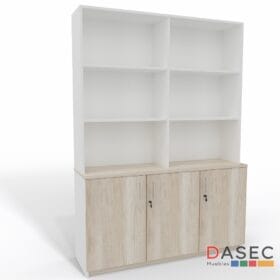 Biblioteca 3 Cuerpos en Varios Colores y Medidas de 100 cm a 140 cm - Proyectos Mobiliarios Dasec