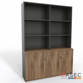 Biblioteca 3 Cuerpos en Varios Colores y Medidas de 100 cm a 140 cm - Proyectos Mobiliarios Dasec