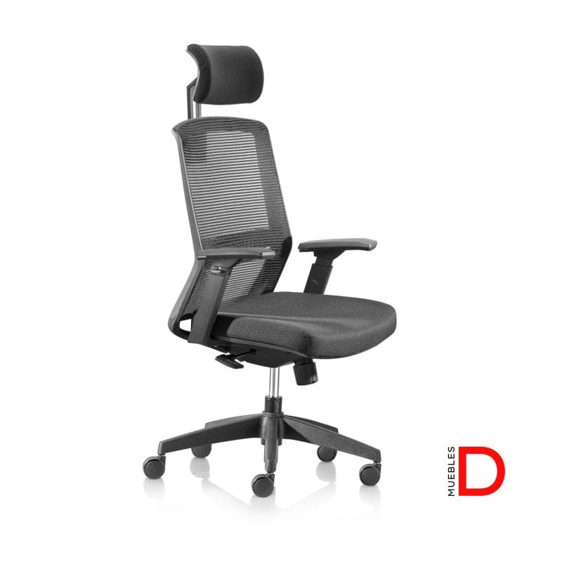 Silla Profesional Atenea - Ergonómica con Mecanismo Sincrónico y Respaldo de Malla Ajustable