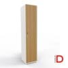 Gabinete archivador DASEC 1 puerta 195 cm con cerradura, melamina de alta resistencia