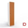 Gabinete archivador DASEC 1 puerta 195 cm con cerradura, melamina de alta resistencia