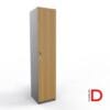 Gabinete archivador DASEC 1 puerta 195 cm con cerradura, melamina de alta resistencia