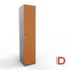 Gabinete archivador DASEC 1 puerta 195 cm con cerradura, melamina de alta resistencia