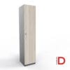 Gabinete archivador DASEC 1 puerta 195 cm con cerradura, melamina de alta resistencia