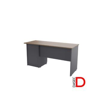 Escritorio recto con 2 cajones y 1 kardex en melamina DASEC para oficina