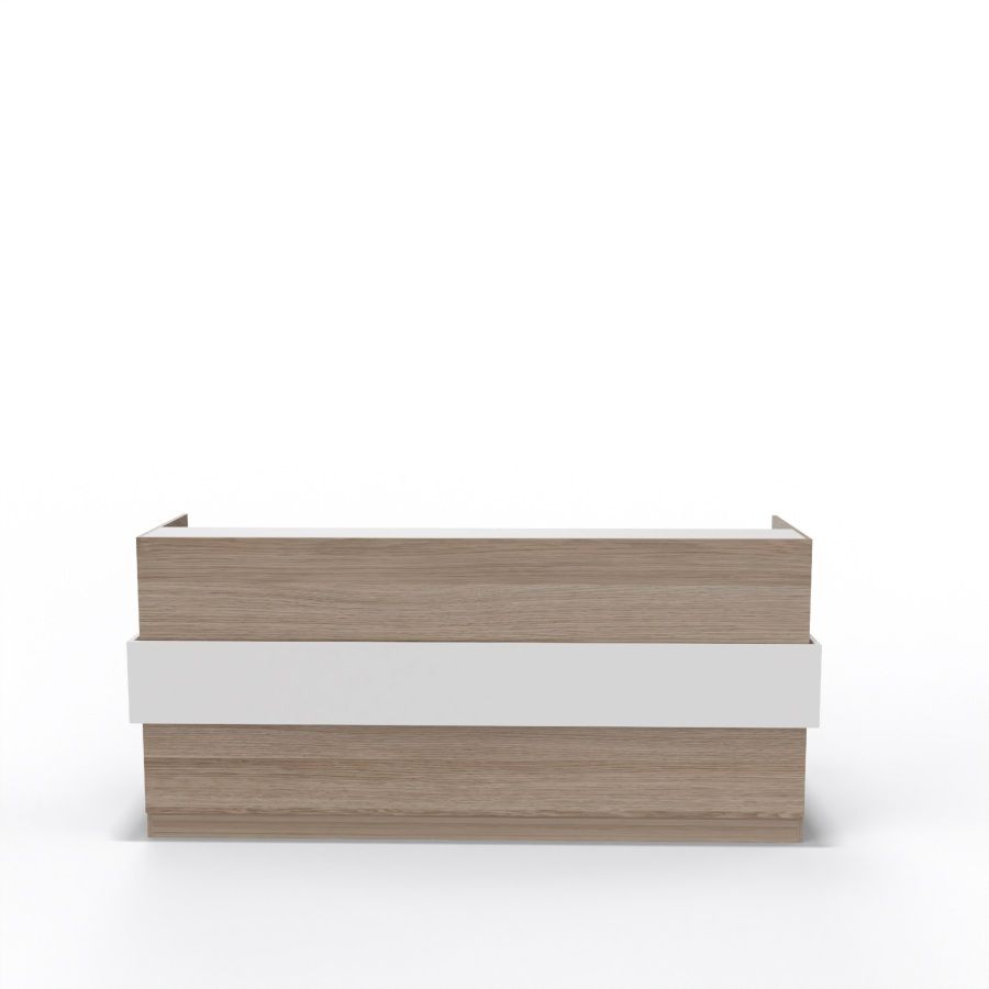 Mueble de recepción Imperium 240 con cajonera 2 cajones y kardex DASEC