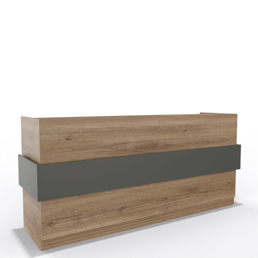 Mueble de recepción Imperium 240 con cajonera 2 cajones y kardex DASEC
