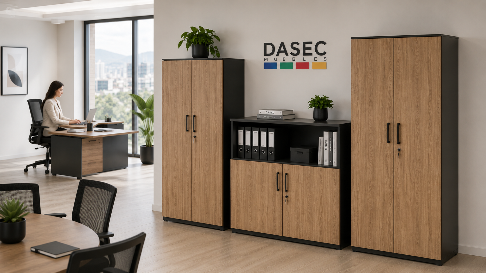 Gabinete para oficina moderna Dasec