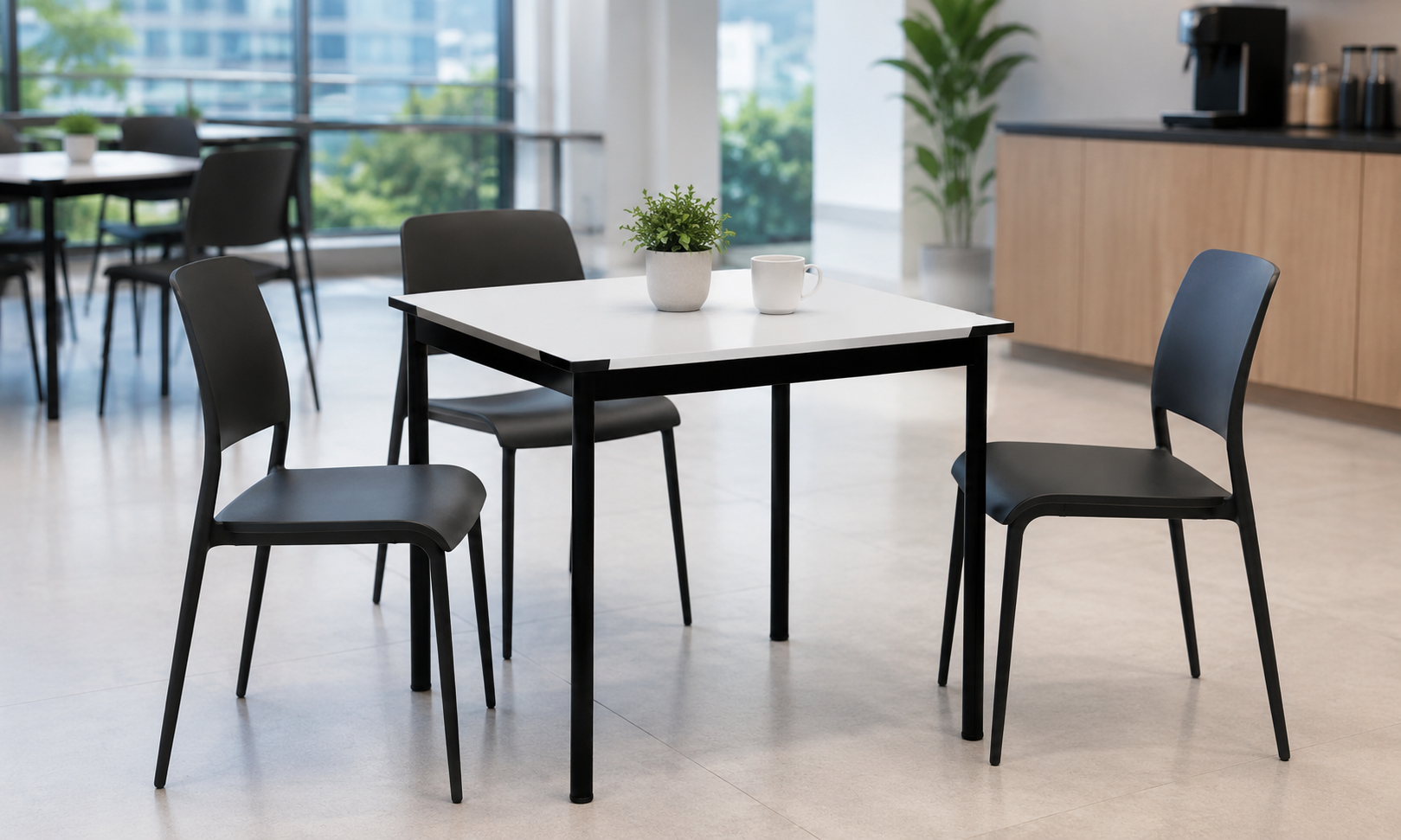 Mesa de casino para comedor de empresa Dasec