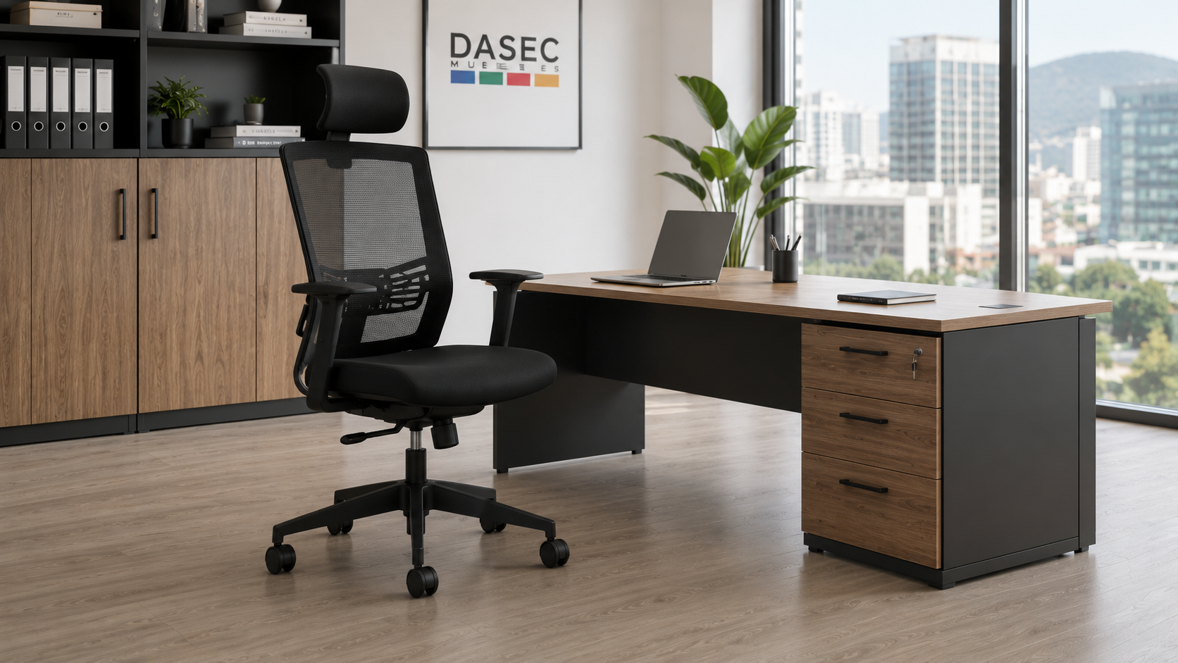 Silla de oficina para espacio de trabajo Dasec