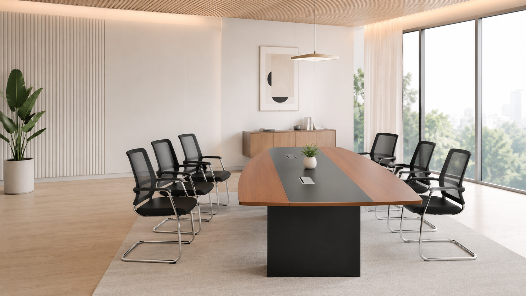 Mesa de reunión para oficina moderna Dasec