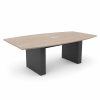 Mesa de Reunión Arko 240 para 8 personas con cubierta Toscana y patas grafito